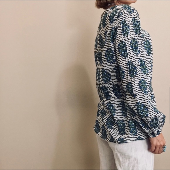 100% genuine Tory Burch elastic waist blouse - Picture 12 of 16